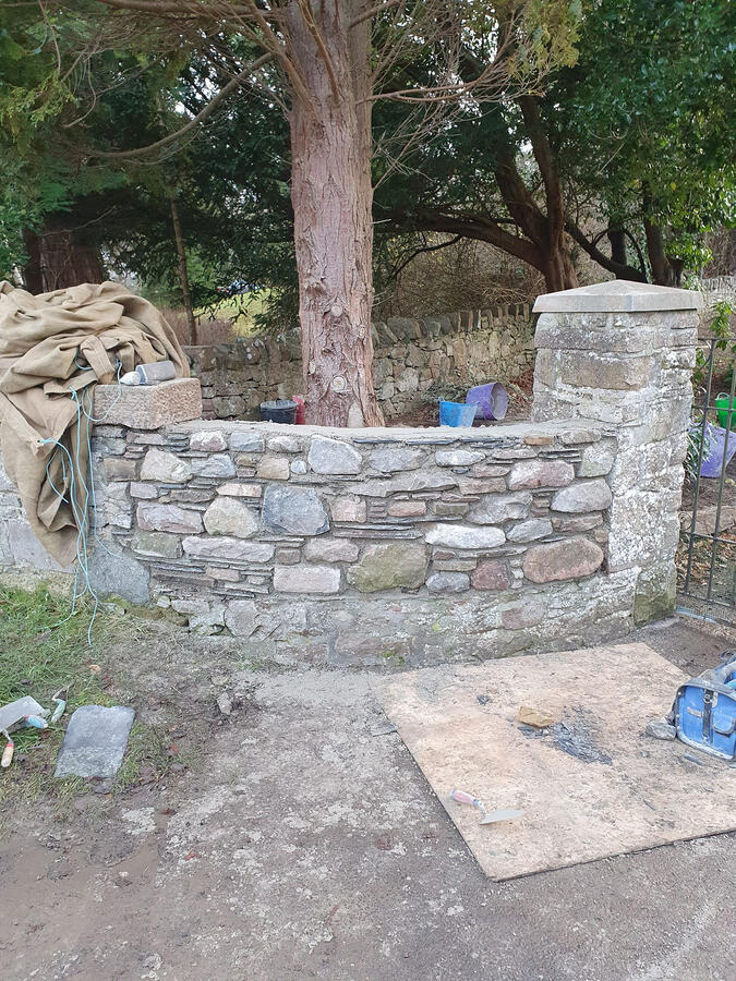 Lime mortar masonry work Highlands