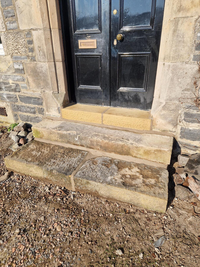 Lime mortar stone restoration Dingwall